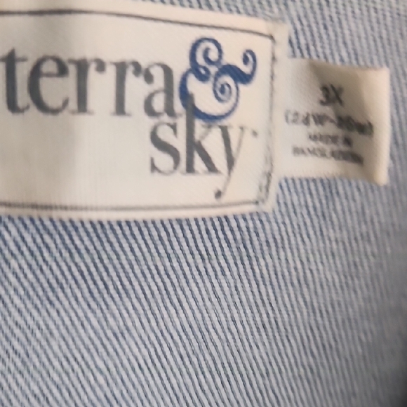 Terra & Sky Light Blue Jean Jacket - Picture 5 of 7